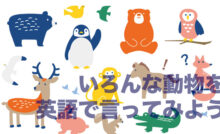 動物を表す英単語
